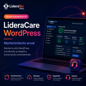 LideraCare WordPress — Mantenimiento Anual