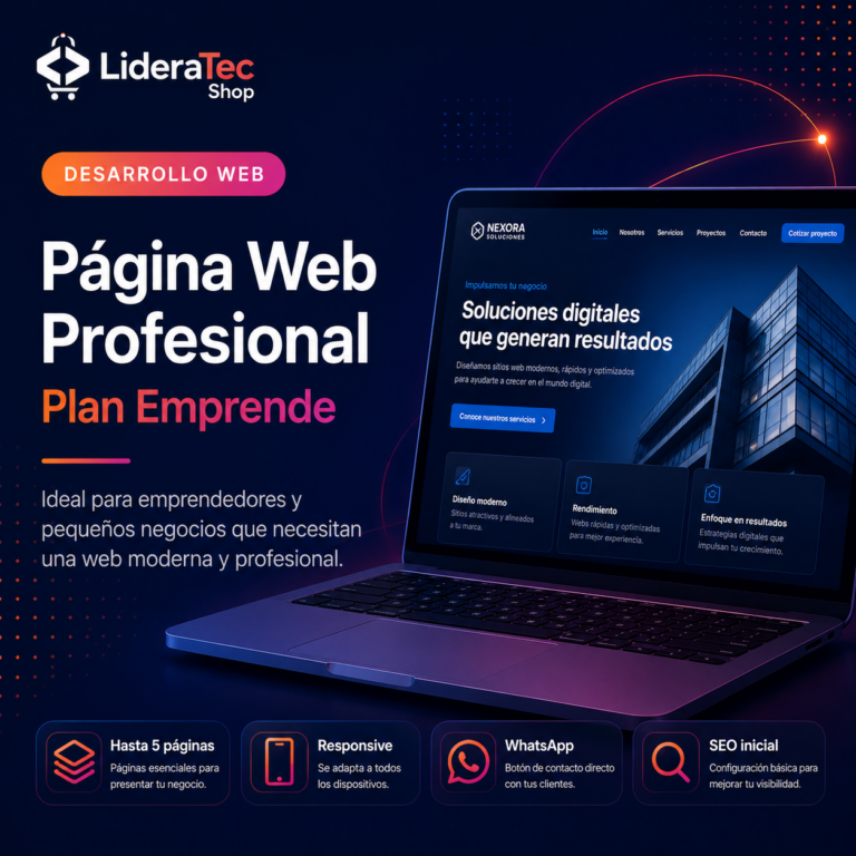 Página Web Profesional — Plan Emprende