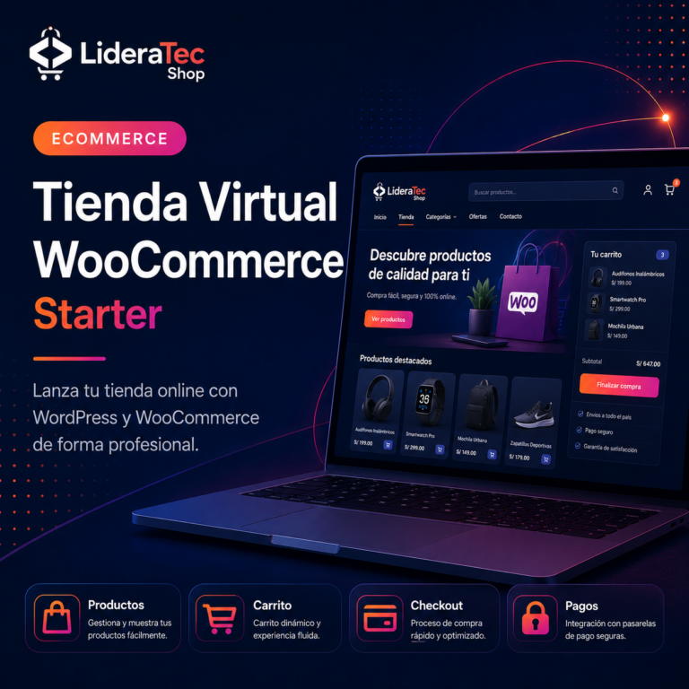 Tienda Virtual WooCommerce — Starter
